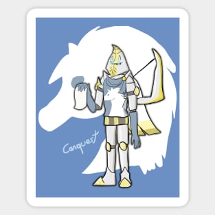 White Horsemen (Conquest) Sticker